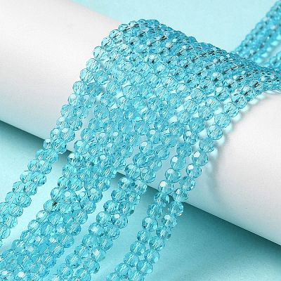 Transparent Glass Beads Strands LS-EGLA-A035-T3mm-D08-1