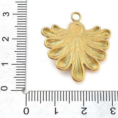 Ion Plating(IP) 304 Stainless Steel Pendants STAS-P379-02D-G-1