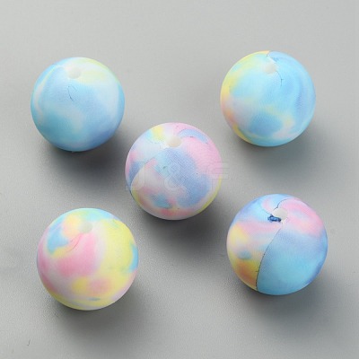 Gradient Color Silicone Beads SIL-TAC0003-06F-1