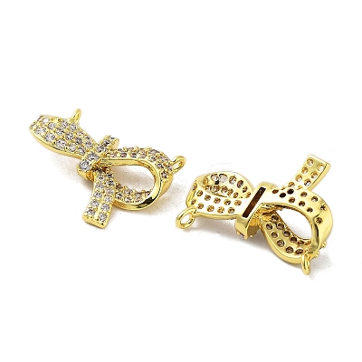 Rack Plating Brass Micro Pave clear Cubic Zirconia Pendants KK-A205-09G-1