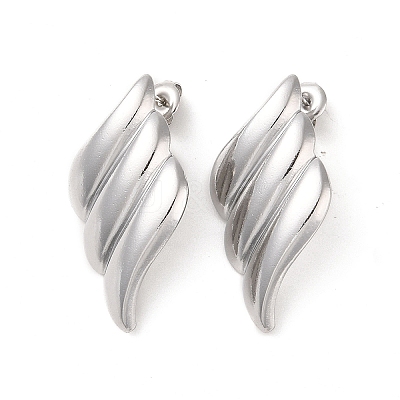 Non-Tarnish 304 Stainless Steel Stud Earrings for Women EJEW-L272-012P-1