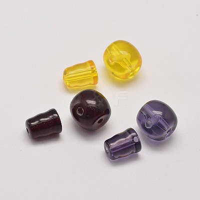 3-Hole Glass Guru Beads PIEG-J001-M-1