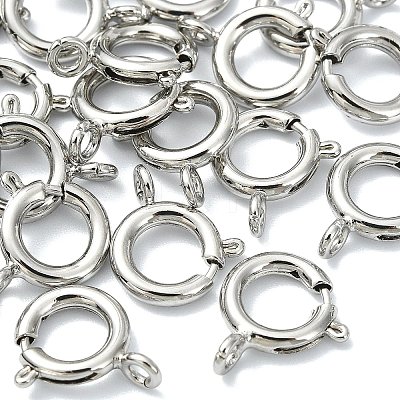 SHEGRACE Brass Spring Ring Clasps XGRPCN135-222P-1