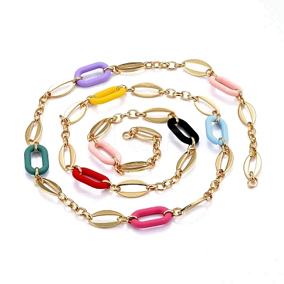 Handmade Brass Oval Link Chains CHC-H102-16G-A-1
