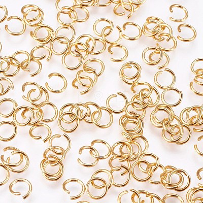 304 Stainless Steel Open Jump Rings X-STAS-F084-30G-1