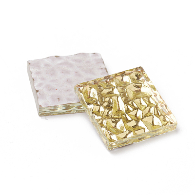 Electroplate Glass Crystal Mosaic Tiles Cabochons GLAA-G073-C01-1