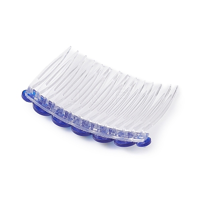 Resin Evil Eye Bead & Plastic Hair Combs PHAR-JH00093-02-1