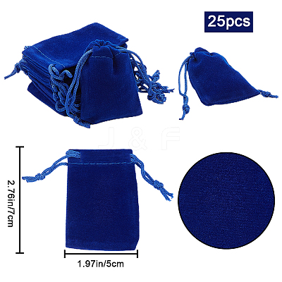 25Pcs Rectangle Velvet Drawstring Pouches TP-BBC0001-04B-01-1