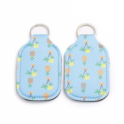 Hand Sanitizer Keychain Holder LS-DIY-WH0166-62H-1