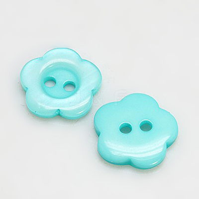 Resin Buttons RESI-D031-15mm-11-1