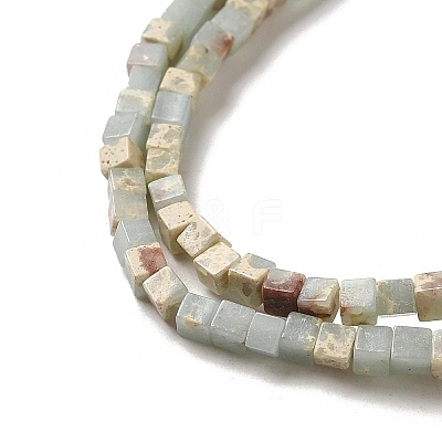 Synthetic Aqua Terra Jasper Beads Strands G-B064-A26-1