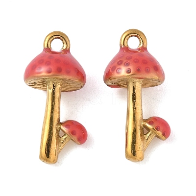 304 Stainless Steel Enamel Pendants STAS-K306-25G-01-1