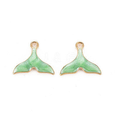 Alloy Enamel Pendants ENAM-S121-060F-1