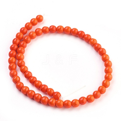 Synthetic Turquoise Beads Strands TURQ-G106-8mm-02G-1