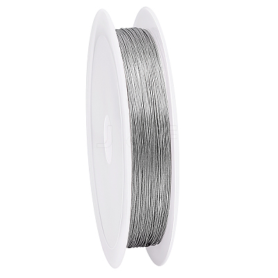 Tiger Tail Wire 304 Stainless Steel Beading Wire TWIR-WH0002-24A-1