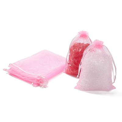 Organza Gift Bags with Drawstring LS-X-OP-R016-13x18cm-02-1
