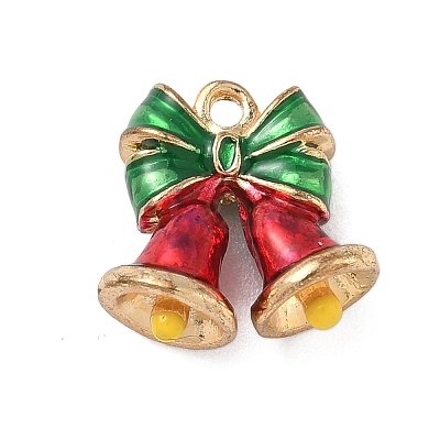 Christmas Alloy Enamel Pendants LS-ENAM-F156-01G-02-1