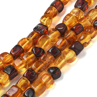 Natural Amber Beads Strands G-K387-E02-01-1