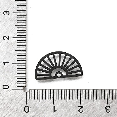 Ion Plating(IP) 304 Stainless Steel Pendants STAS-M067-07B-1
