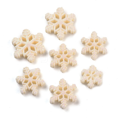 100Pcs 3 Styles Opaque Resin Decoden Cabochons RESI-XCP0002-20-1