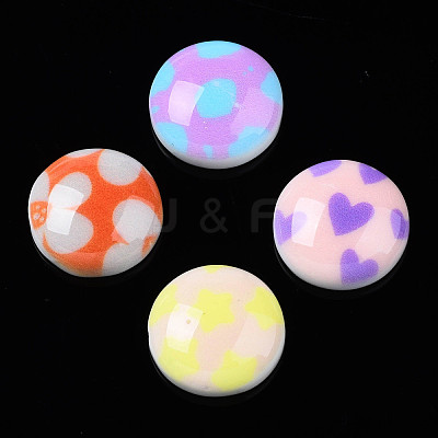Opaque Resin Cabochons CRES-S308-001-1