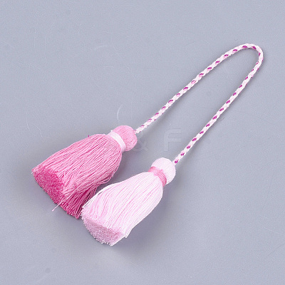 Polycotton(Polyester Cotton) Tassel Big Pendant Decorations FIND-S302-01D-1
