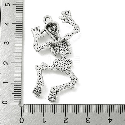Tibetan Style Alloy Pendants TIBE-Q098-08C-1