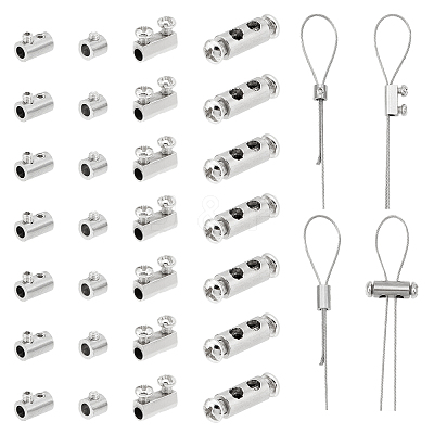 4 Styles 201 Stainless Steel Wire Rope Clamps STAS-GA0001-39-1
