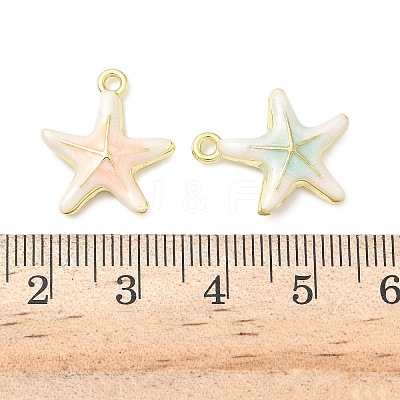 Alloy Enamel Pendants ENAM-G232-01G-01-1