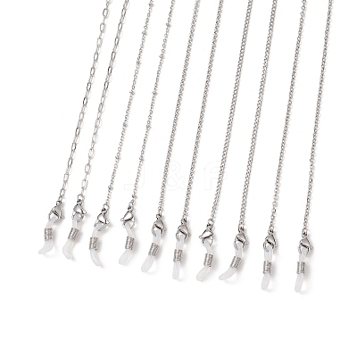 304 Stainless Steel Eyeglasses Chains AJEW-EH00407-1