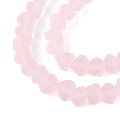 Frosted Transparent Glass Beads X1-GLAA-N016-4mm-10-1