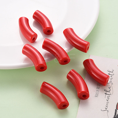 Opaque Acrylic Beads MACR-S372-001B-S010-1