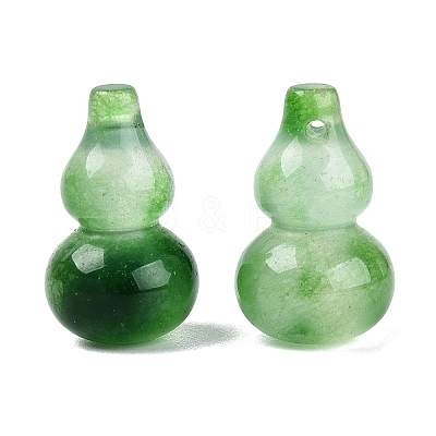 Dyed Natural White Jade Pendants G-Q601-42B-1