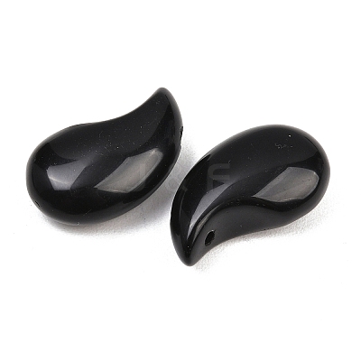 Natural Obsidian Pendants G-B195-03H-1