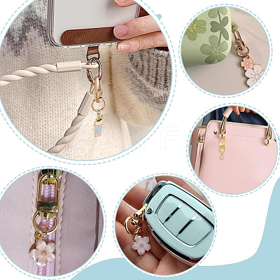 14Pcs 7 Styles Drink Alloy Enamel Pendant Decorations KEYC-PH01568-1