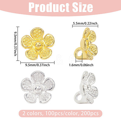 200Pcs 2 Colors Alloy Pendants FIND-CA0011-56-1