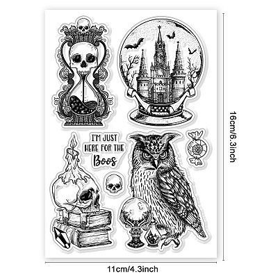 Custom PVC Plastic Clear Stamps DIY-WH0448-0382-1