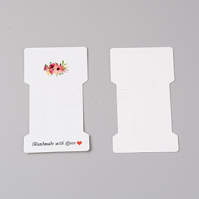 Paper Hair Clip Display Cards CDIS-WH0019-01A-1