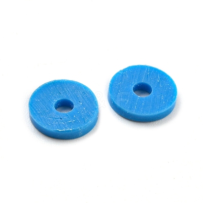 Handmade Polymer Clay Beads CLAY-R067-6.0mm-A33-1