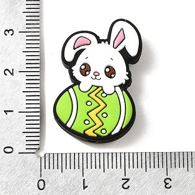 Easter Themed Silicone Focal Beads SIL-L006-A02-1