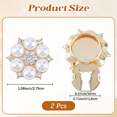 Brass Cuff Buttons DIY-WH20011-70A-1