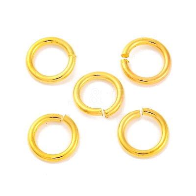 Brass Saw Cut Open Jump Rings KK-G514-01I-G-1