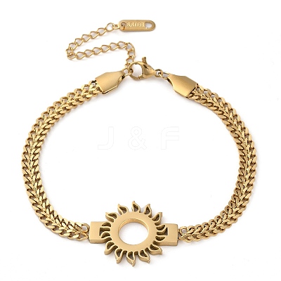304 Stainless Steel Bracelet STAS-Z055-04G-1