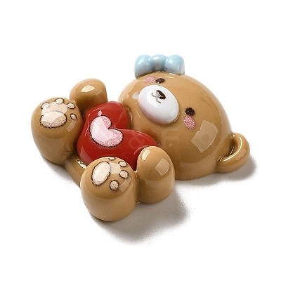 Valentine's Day Theme Opaque Resin Decoden Cabochons RESI-G092-01A-1