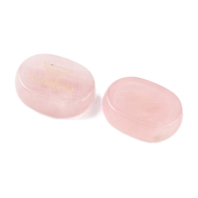 4Pcs 4 Styles Natural Rose Quartz Display Decorations G-F786-02D-04-1