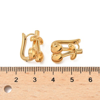 304 Stainless Steel Hoop Earrings EJEW-Z126-01G-1