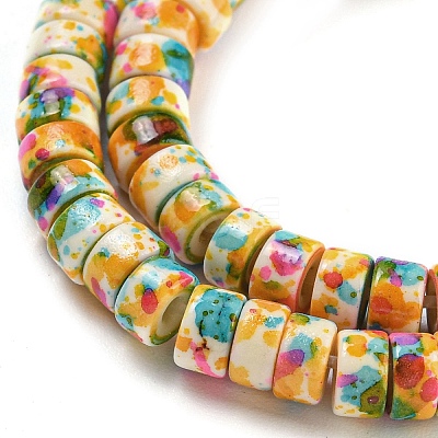 Baking Paint Synthetic Turquoise Beads Strands G-H060-02A-06-1