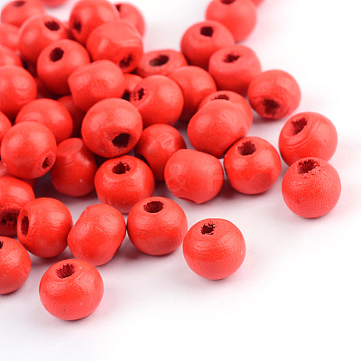Natural Wood Beads WOOD-S662-11x12mm-A01-1