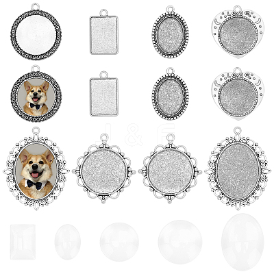 78Pcs DIY 6 Styles Pendants Making Kits DIY-PH0002-30AS-1