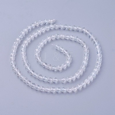 Natural White Topaz Beads Strands G-F619-28-3mm-1